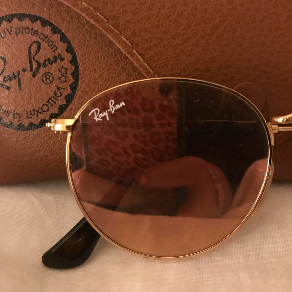 Authentic Pink Round Ray-Bans - Picture 2 of 4